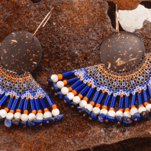 Boucles Éventail bleues