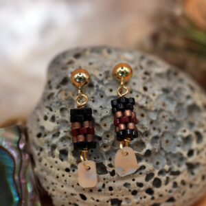 Boucles haliotis noires