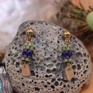 Boucles Haliotis vert d'eau