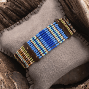 Bracelet Manchette bleu