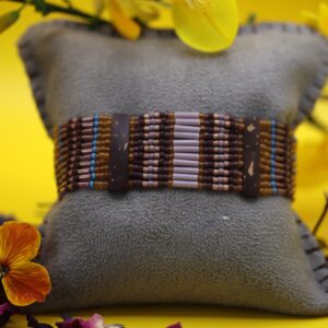 Bracelet Manchette violet